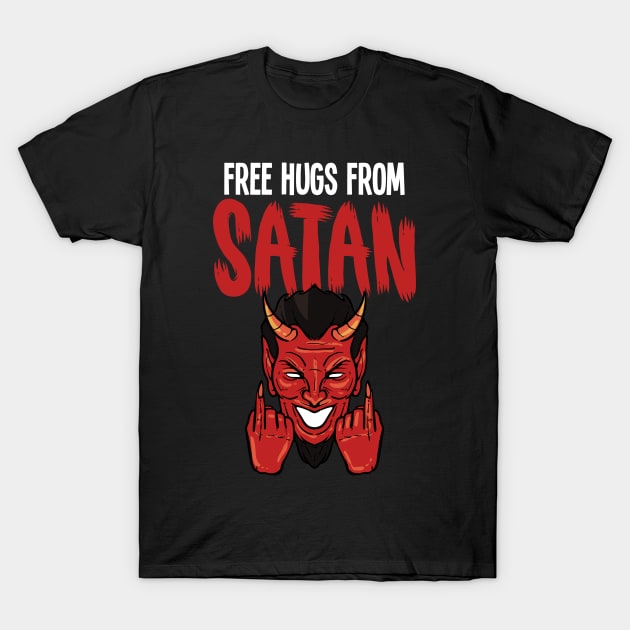 Satan Free Hugs - For the dark side T-Shirt by RocketUpload